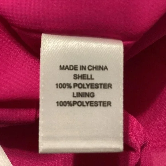 CeCe Hot Pink‎ with white bow Dress size 4 - Picture 8 of 9